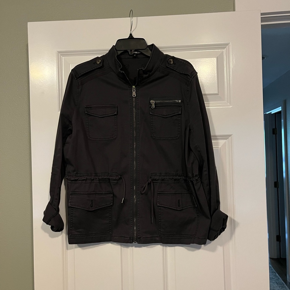 EXPRESS Charcoal colored long sleeve jacket. EXCELLENT CONDITION.